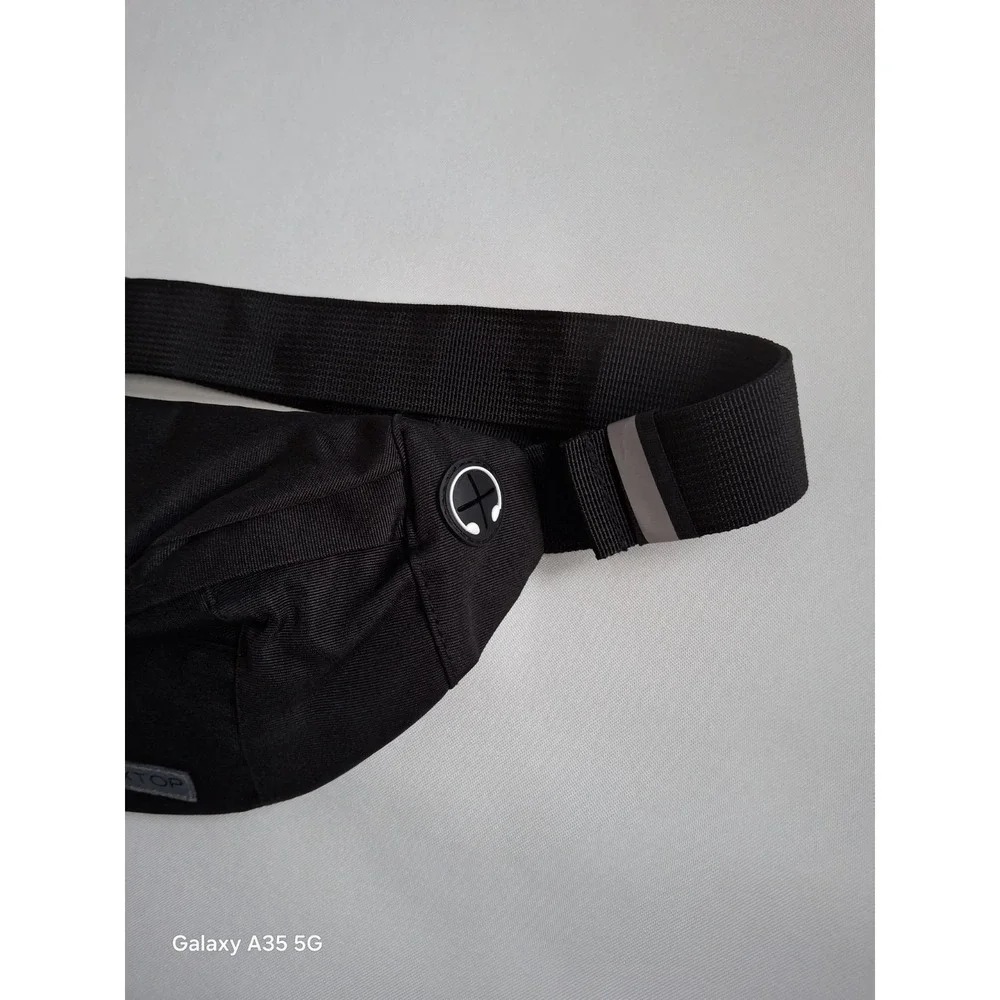 MAXTOP‎ Fanny Pack Unisex Multiple Compartments 4 Pockets Black